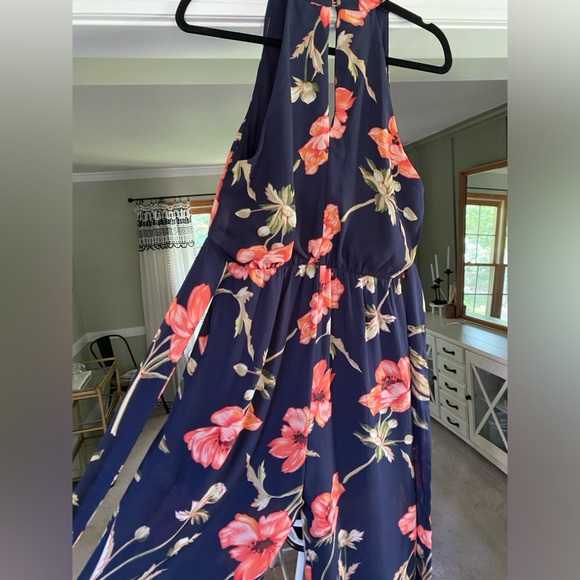Floral wide leg jumpsuit - Picture 2 of 5